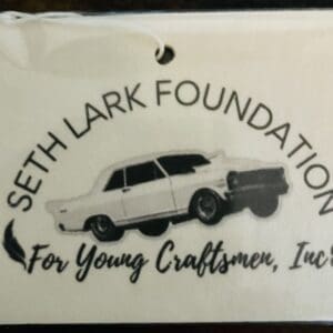 Logo: Seth Lark Foundation with vintage car.