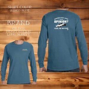 Opinion long sleeve blue